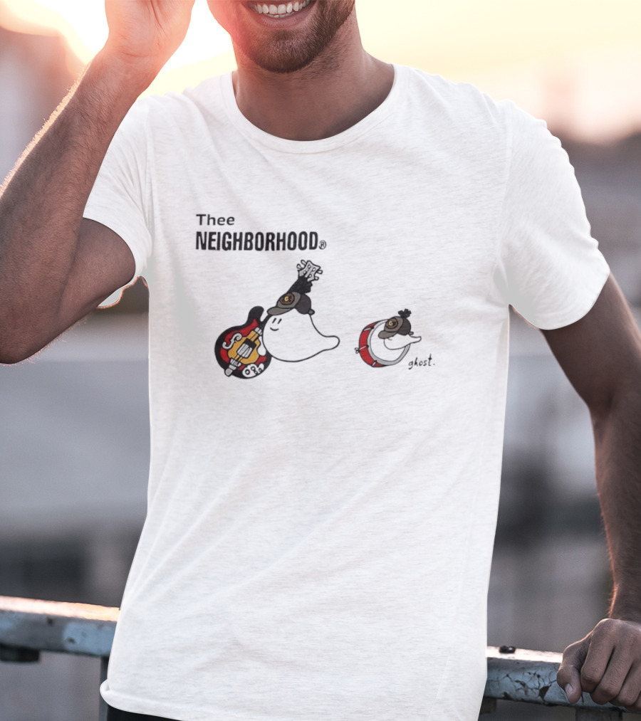 Thee Neighborhood Ghost Band Neighbourhood Ghost T-Shirt