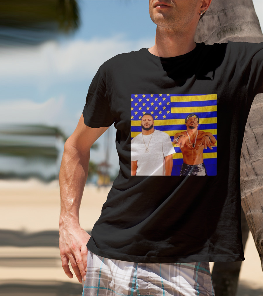 Aaron Donald And Jalen Ramsey Los Angeles Rams T-Shirt