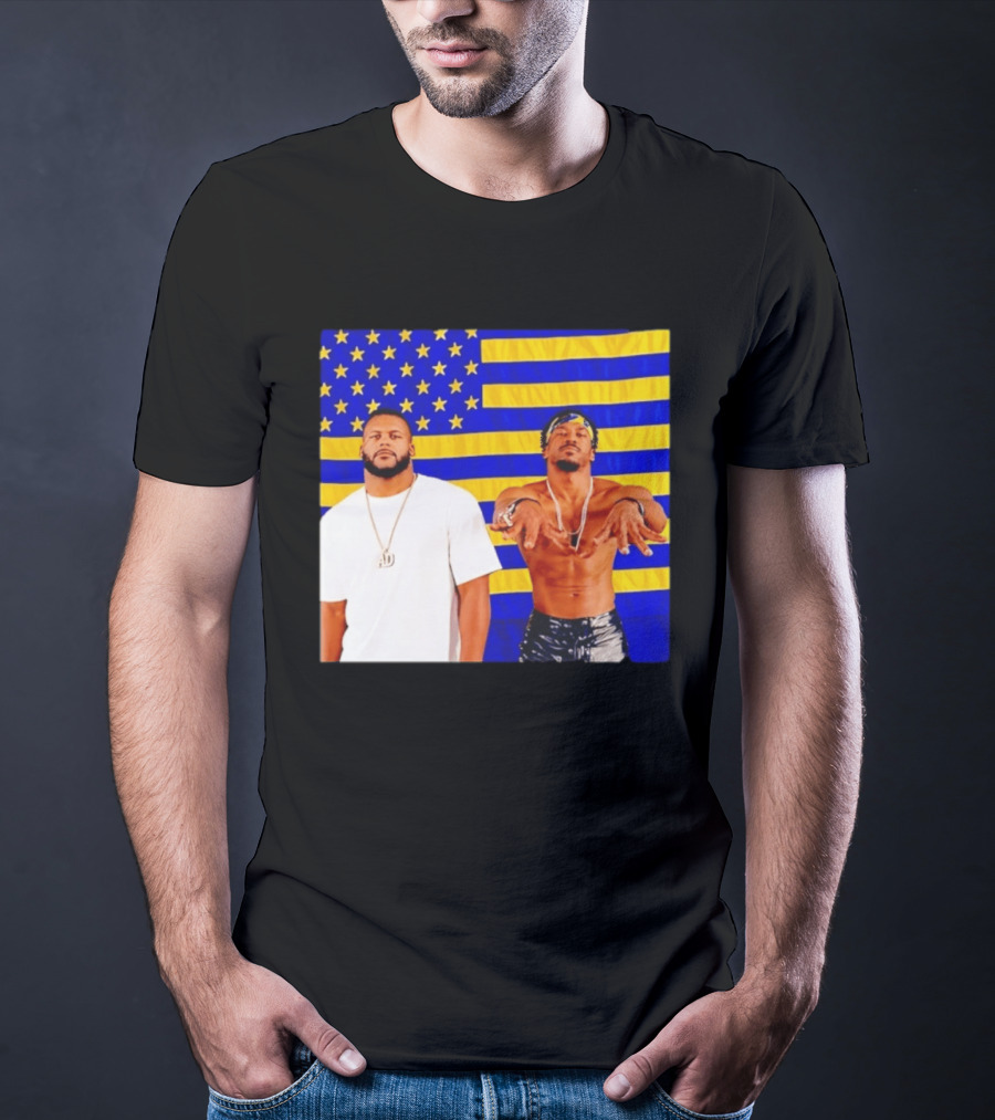 Aaron Donald And Jalen Ramsey Los Angeles Rams T-Shirt