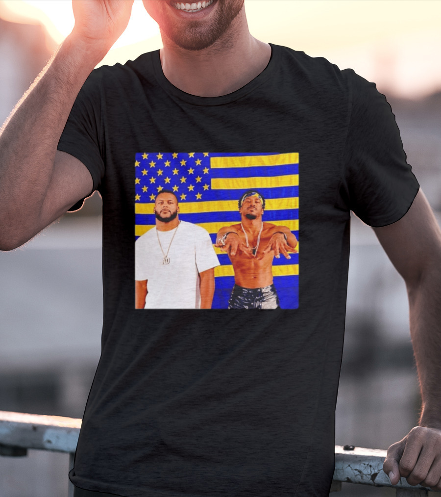 Aaron Donald And Jalen Ramsey Los Angeles Rams T-Shirt