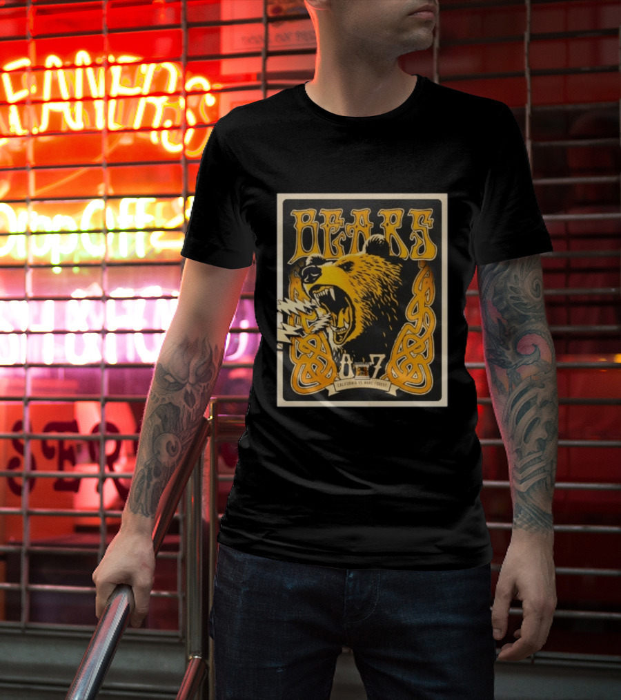 California Vs Wake Forest Bears Grateful Dead Tour 07 T-Shirt