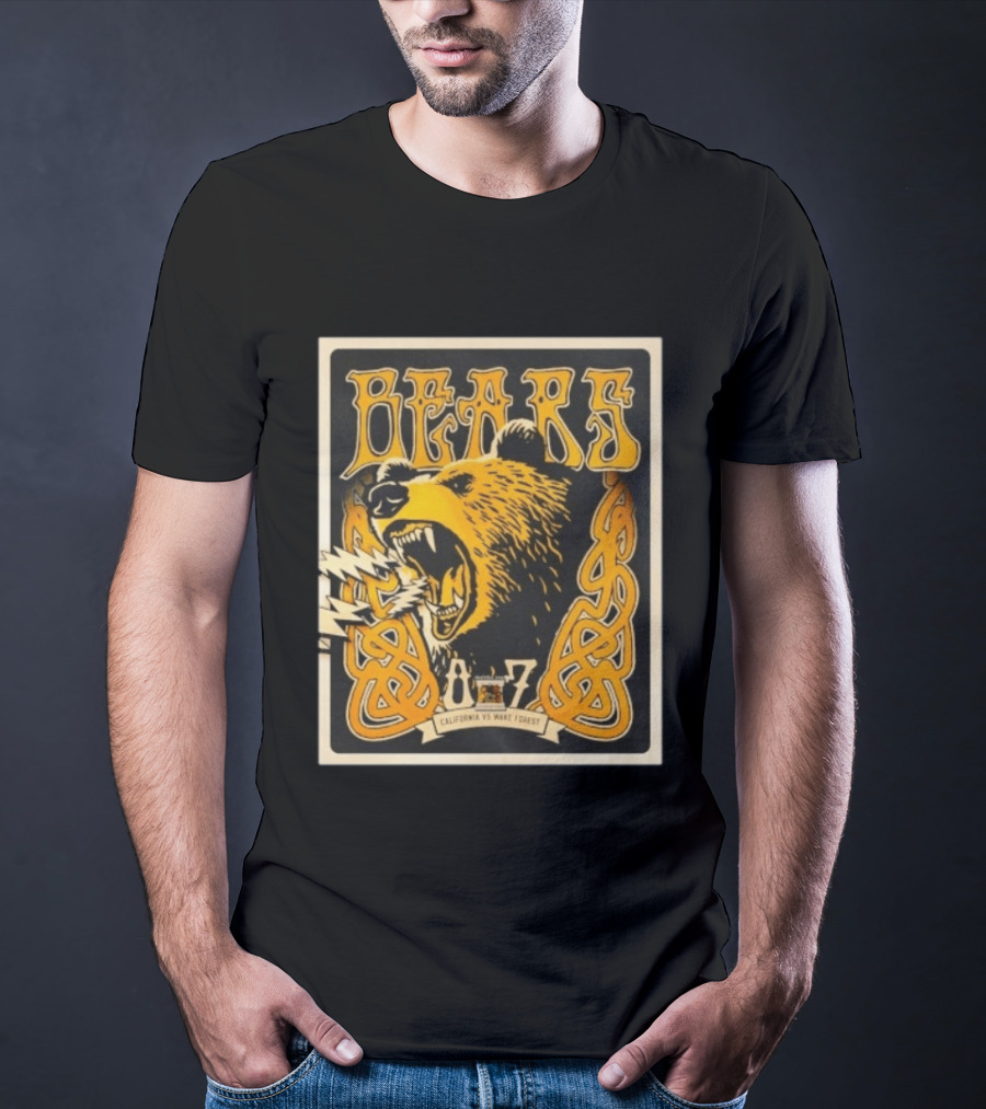 California Vs Wake Forest Bears Grateful Dead Tour 07 T-Shirt