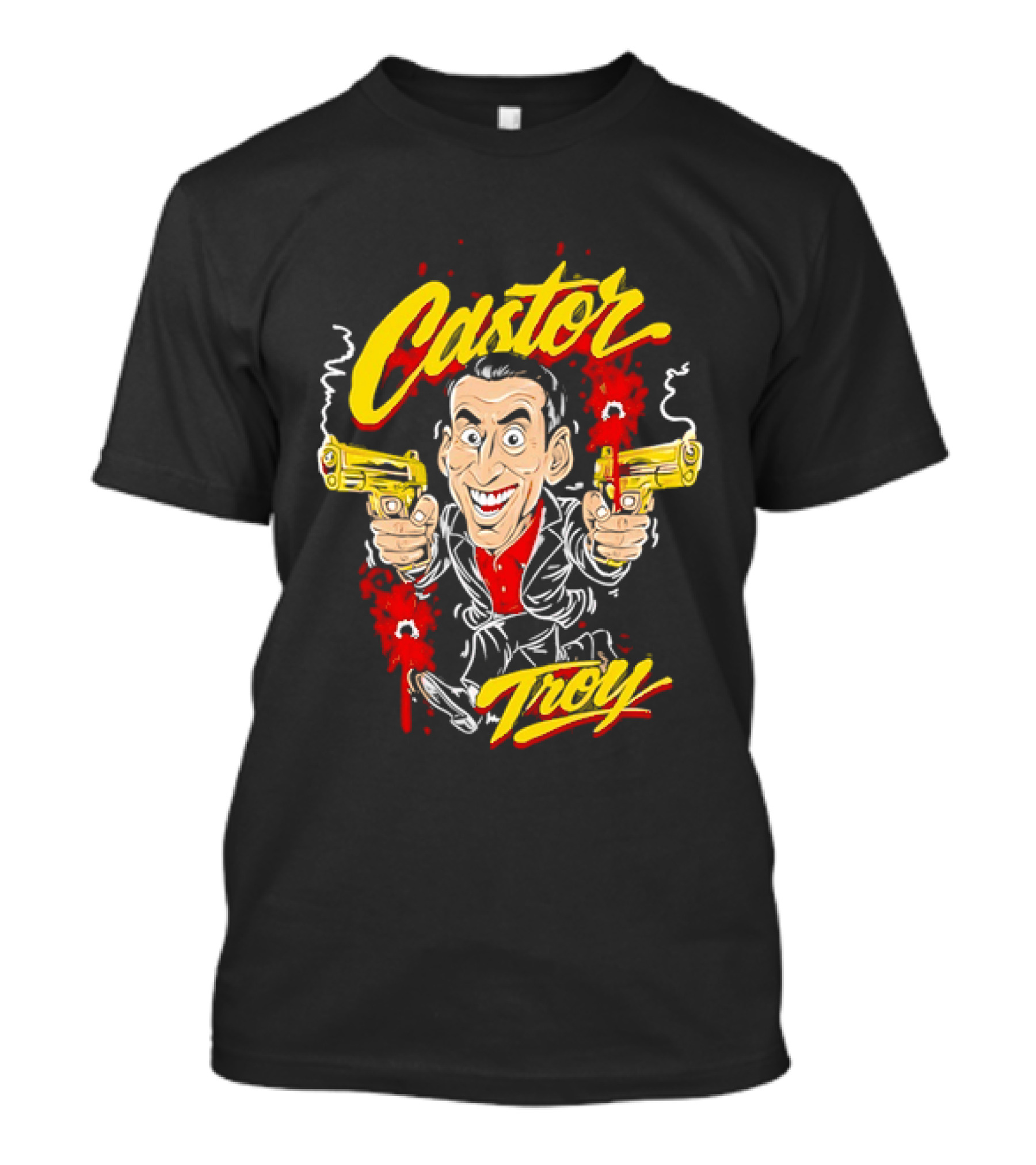 Castor Troy Face Off Nicolas Cage 90s Action Movie T-Shirt
