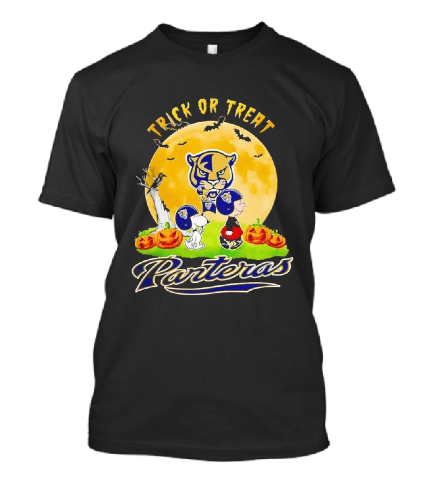 Florida International Panthers X Charlie Brown And Snoopy Trick Or Treat Halloween T-Shirt