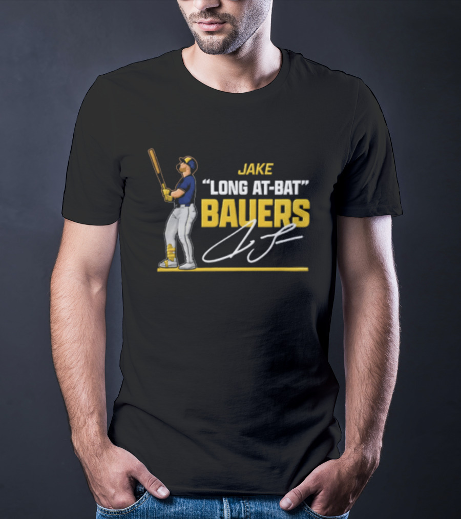 Jake Bauers Long At Bat Milwaukee Baseball Foul Territory MLB Players T-Shirt