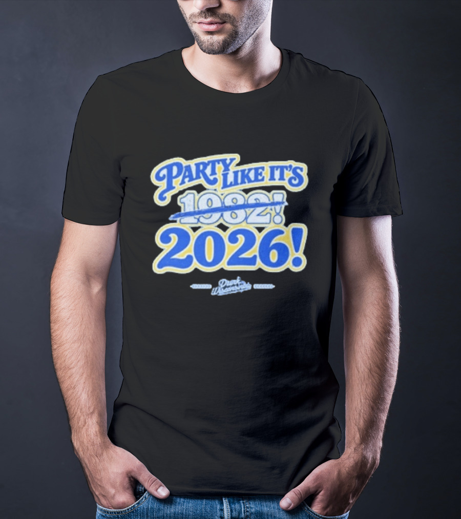 Party Like It’s 1982 And 2026 Drink Wisconsinbly T-Shirt