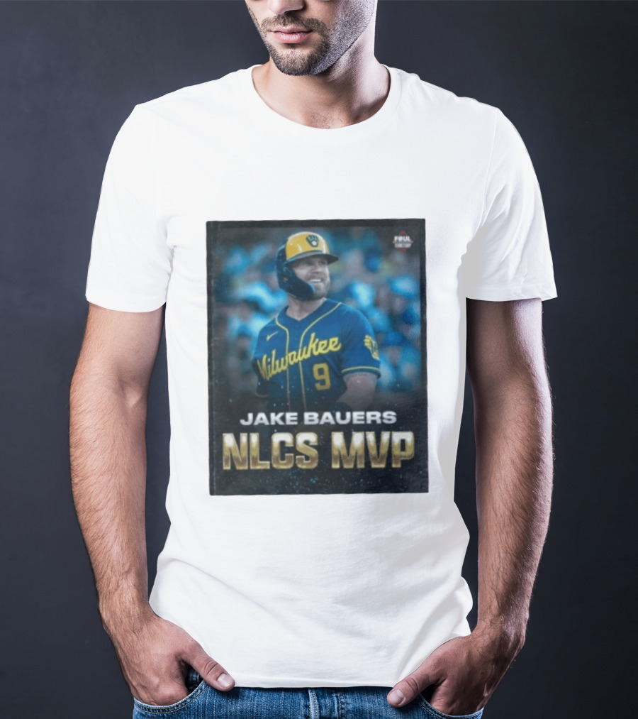Jake Bauers Milwaukee Brewers No 9 NLCS MVP T-Shirt