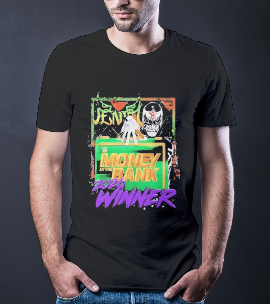 Pentagon Jr Money In The Bank 2026 Winner Wrestling T-Shirt