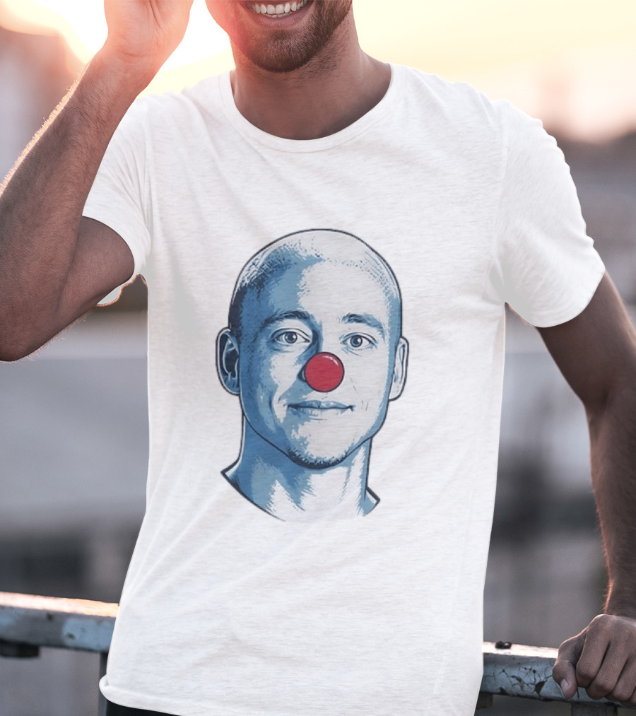 Joe Rogan With Red Nose Podcast Comedian T-Shirt