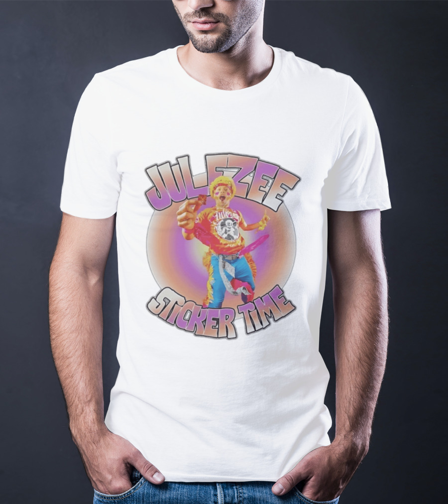 Julezee Sticker Time Colorful T-Shirt