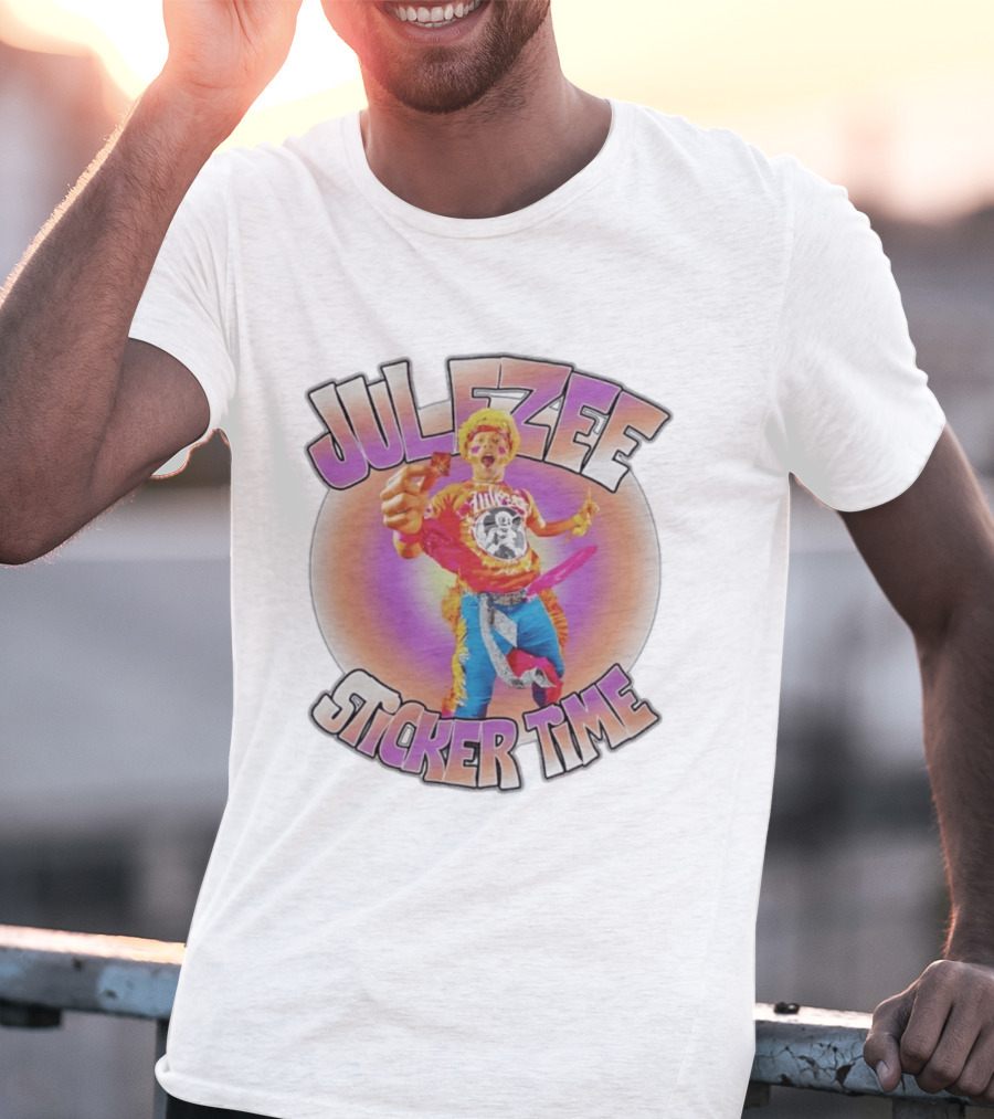 Julezee Sticker Time Colorful T-Shirt