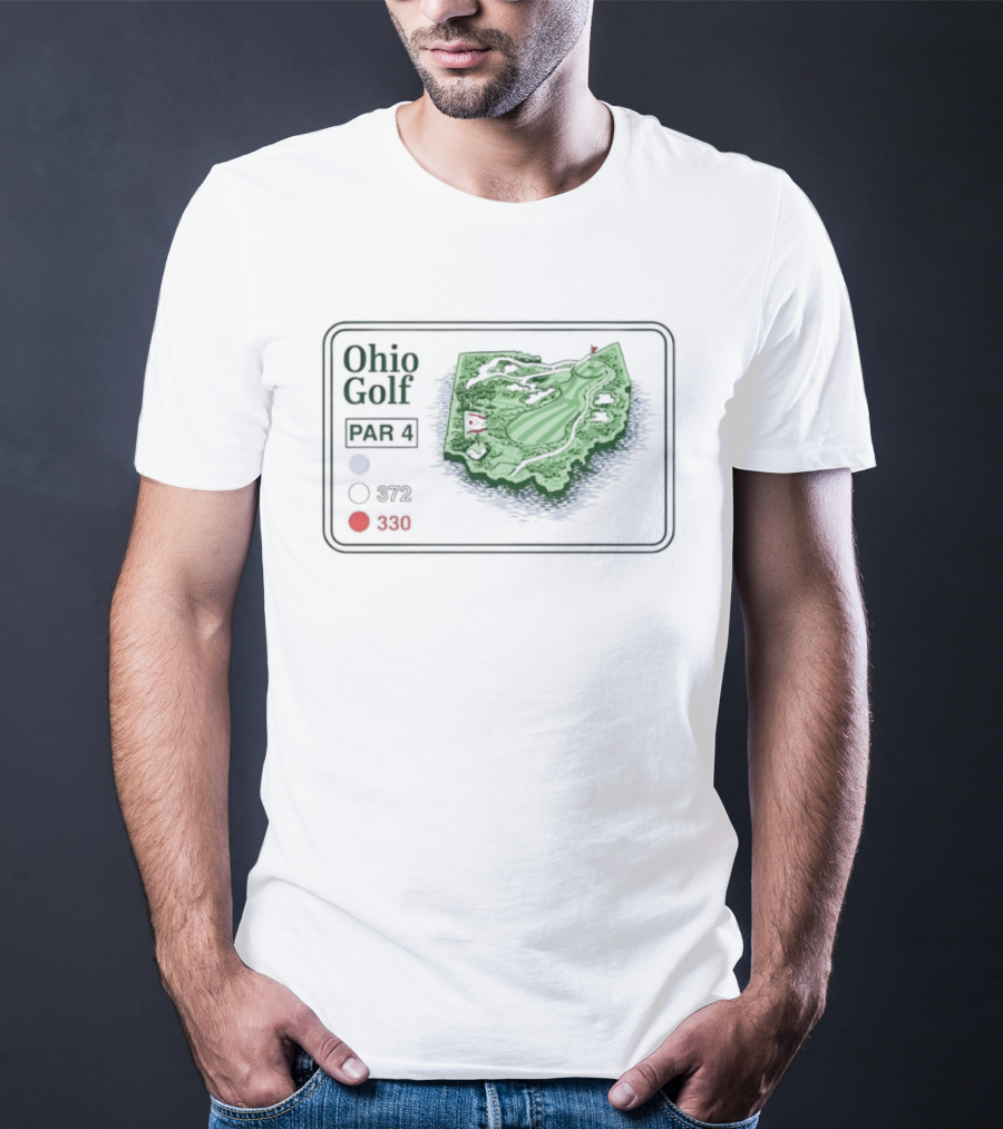 Where I’m From 2026 Ohio Golf Map T-Shirt