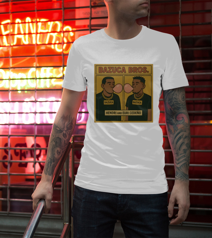 Bazuca Bros Hendri And Euri Cedeño Bubblegum Bazuca T-Shirt
