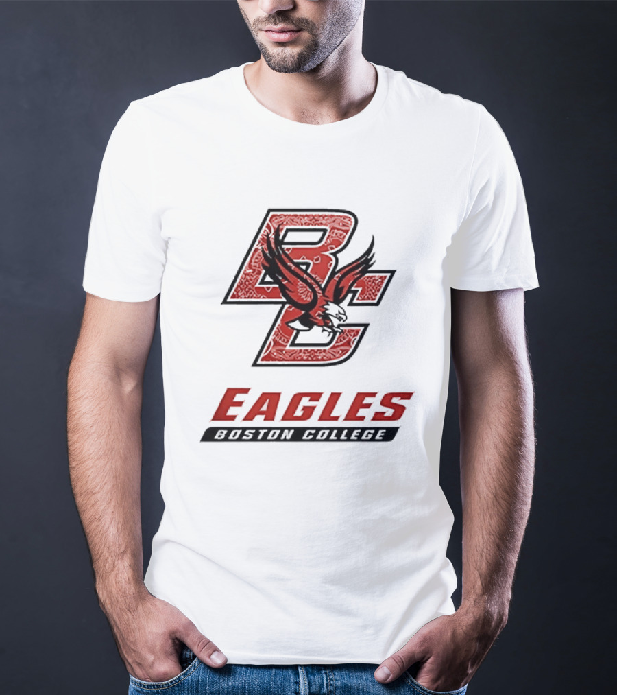 Boston College Eagles BC NCAA Red Eagle T-Shirt