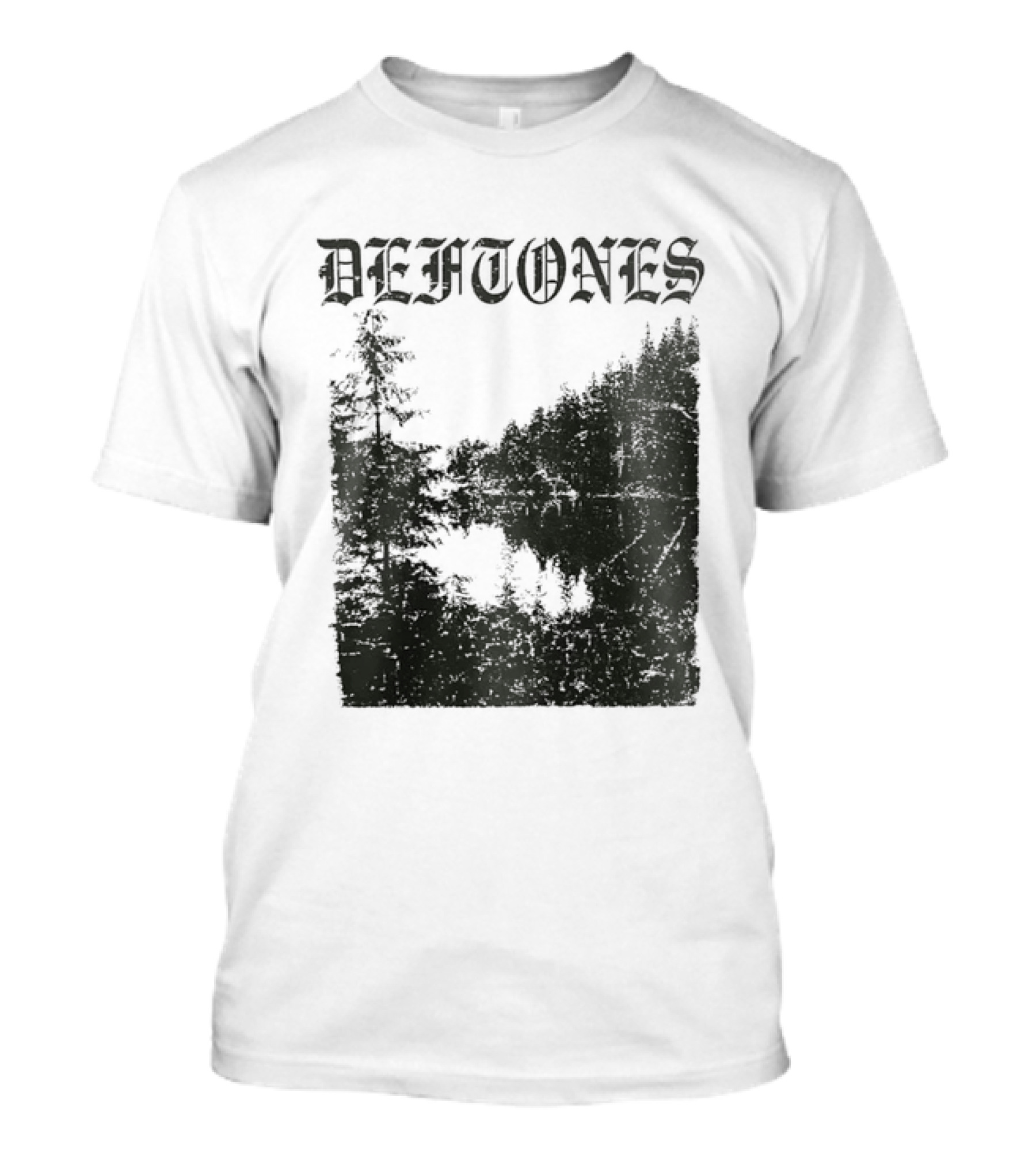 DEFTONES Forest Lake Landscape Alternative Metal T-Shirt