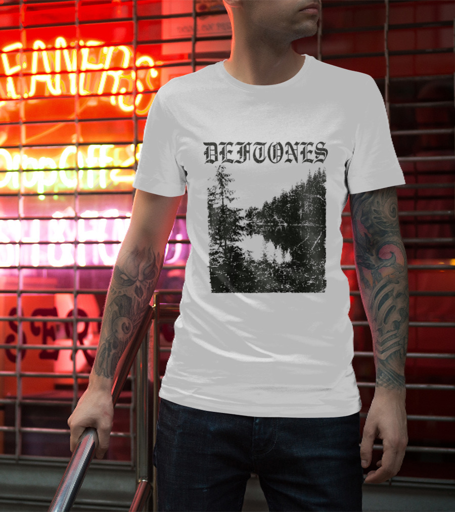 DEFTONES Forest Lake Landscape Alternative Metal T-Shirt