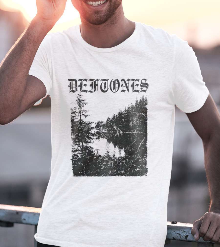 DEFTONES Forest Lake Landscape Alternative Metal T-Shirt
