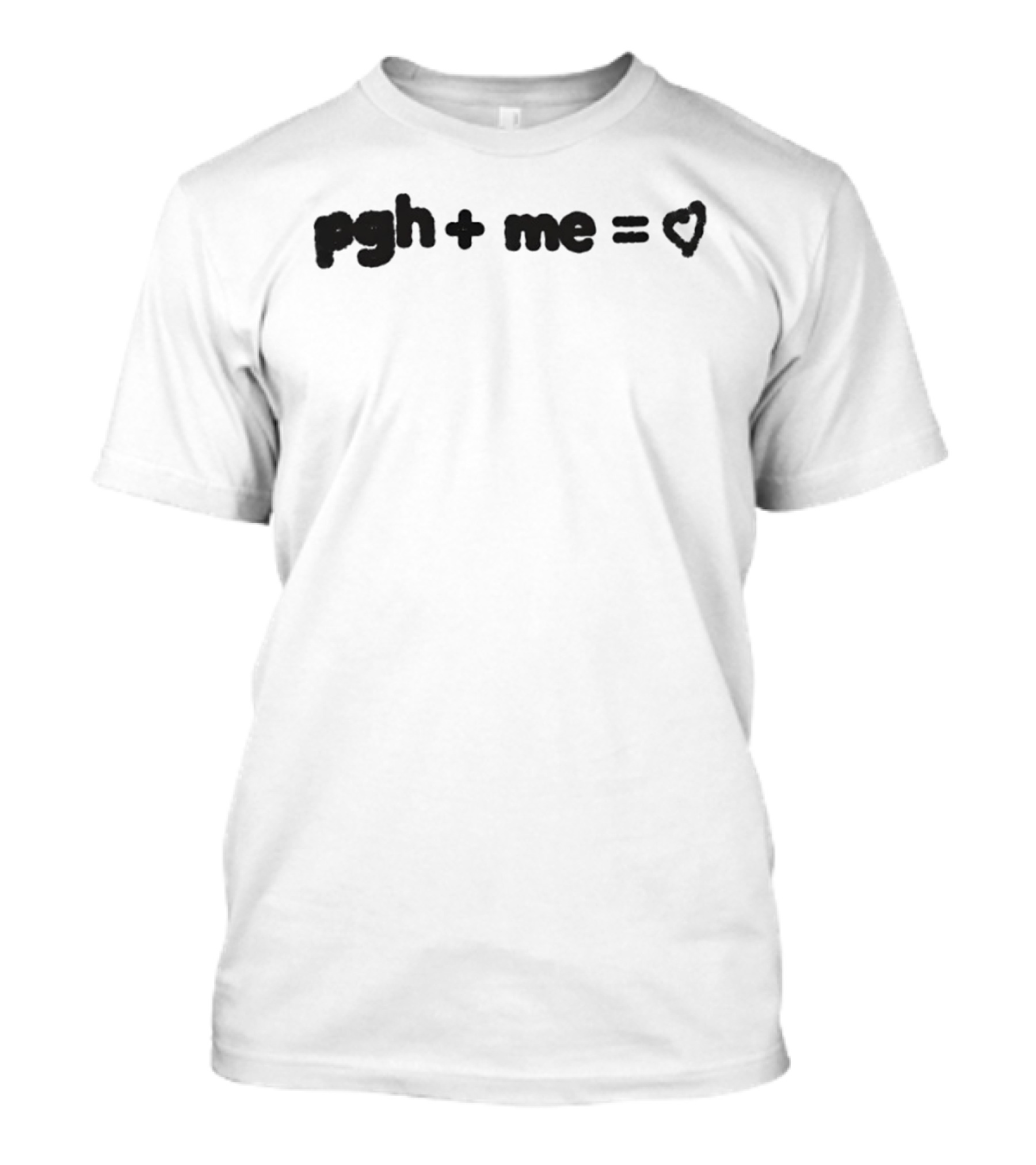 Pgh Me Love Heart Pittsburgh City Pride Pennsylvania T-Shirt