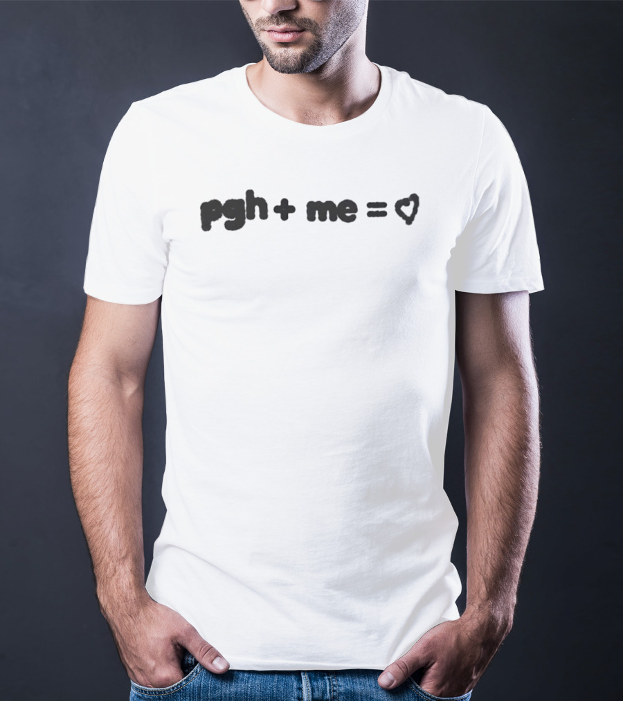 Pgh Me Love Heart Pittsburgh City Pride Pennsylvania T-Shirt