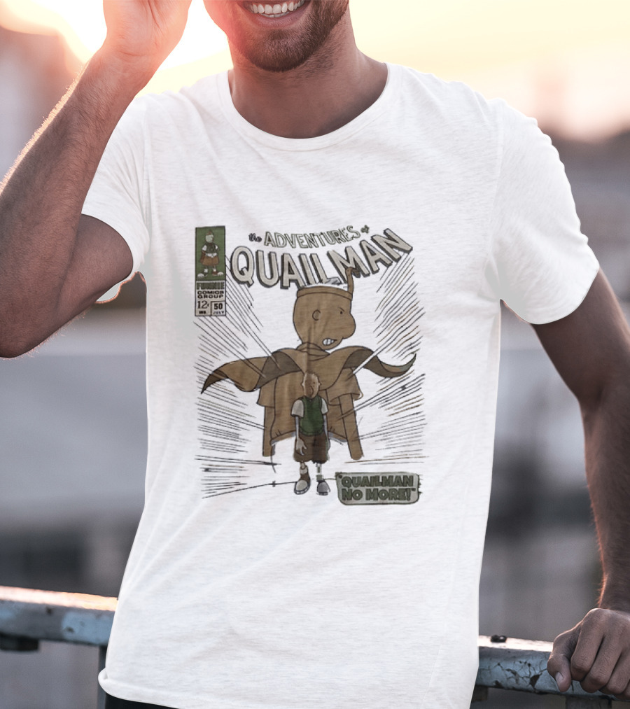 Adventures Of Quailman Quailman No More Comic Issue 12 Group 50 T-Shirt