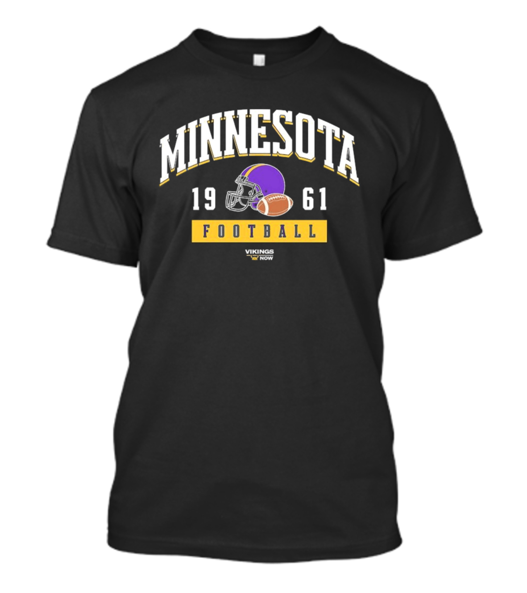 Minnesota Vikings Football 1961 Helmet T-Shirt