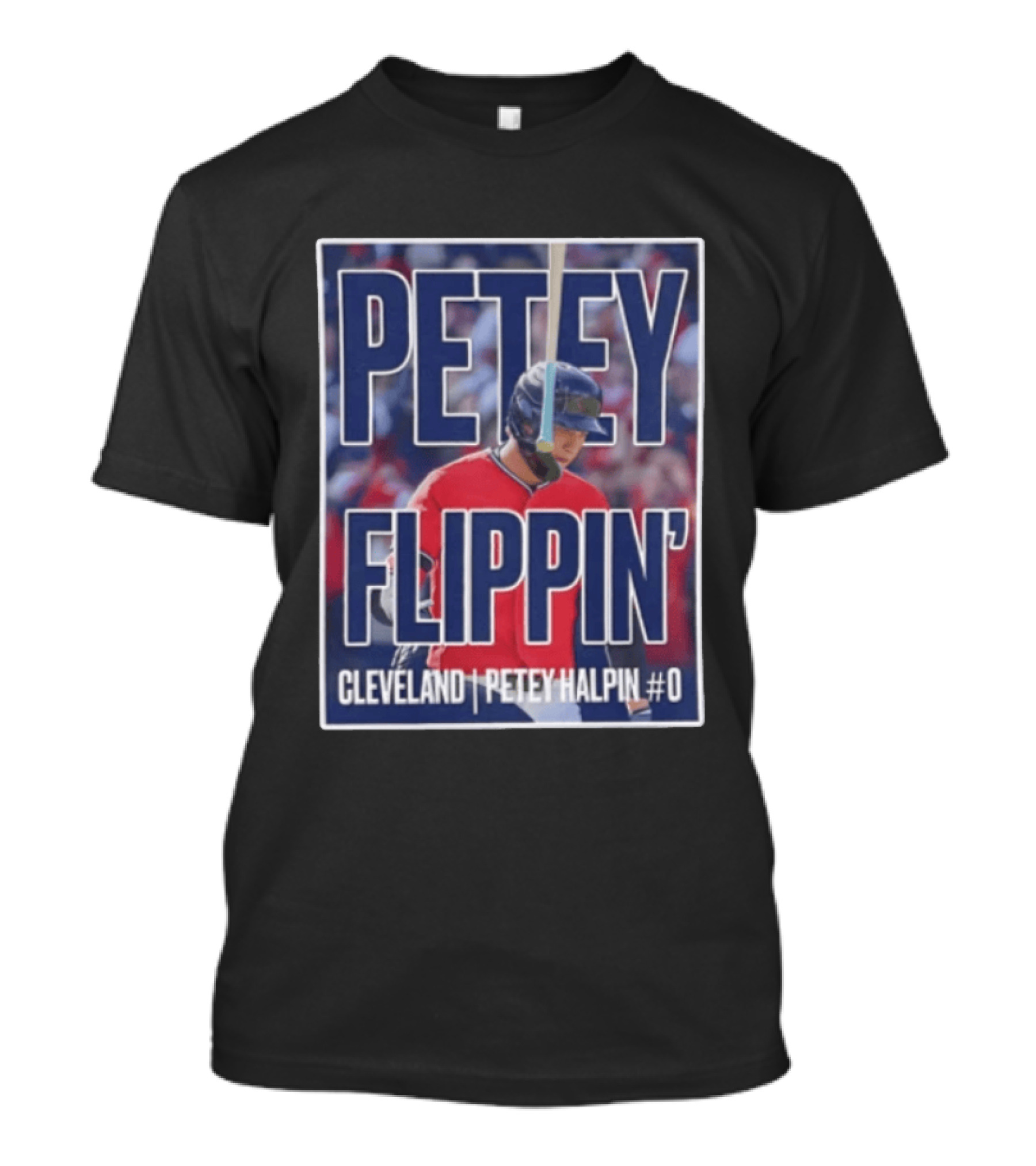 Petey Flippin' Cleveland Petey Halpin #0 T-Shirt