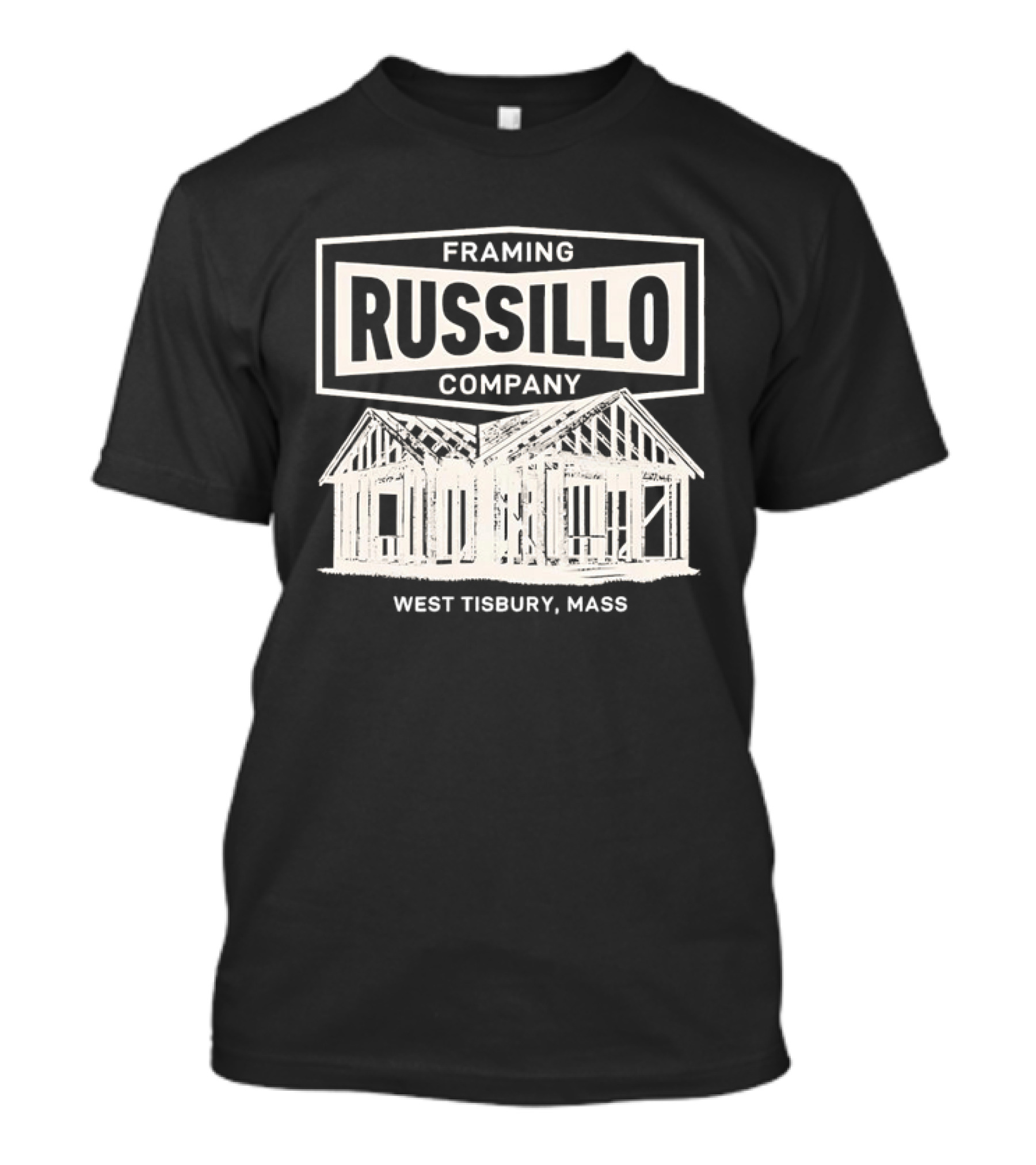 Russillo Framing Company West Tisbury Mass House Structure T-Shirt