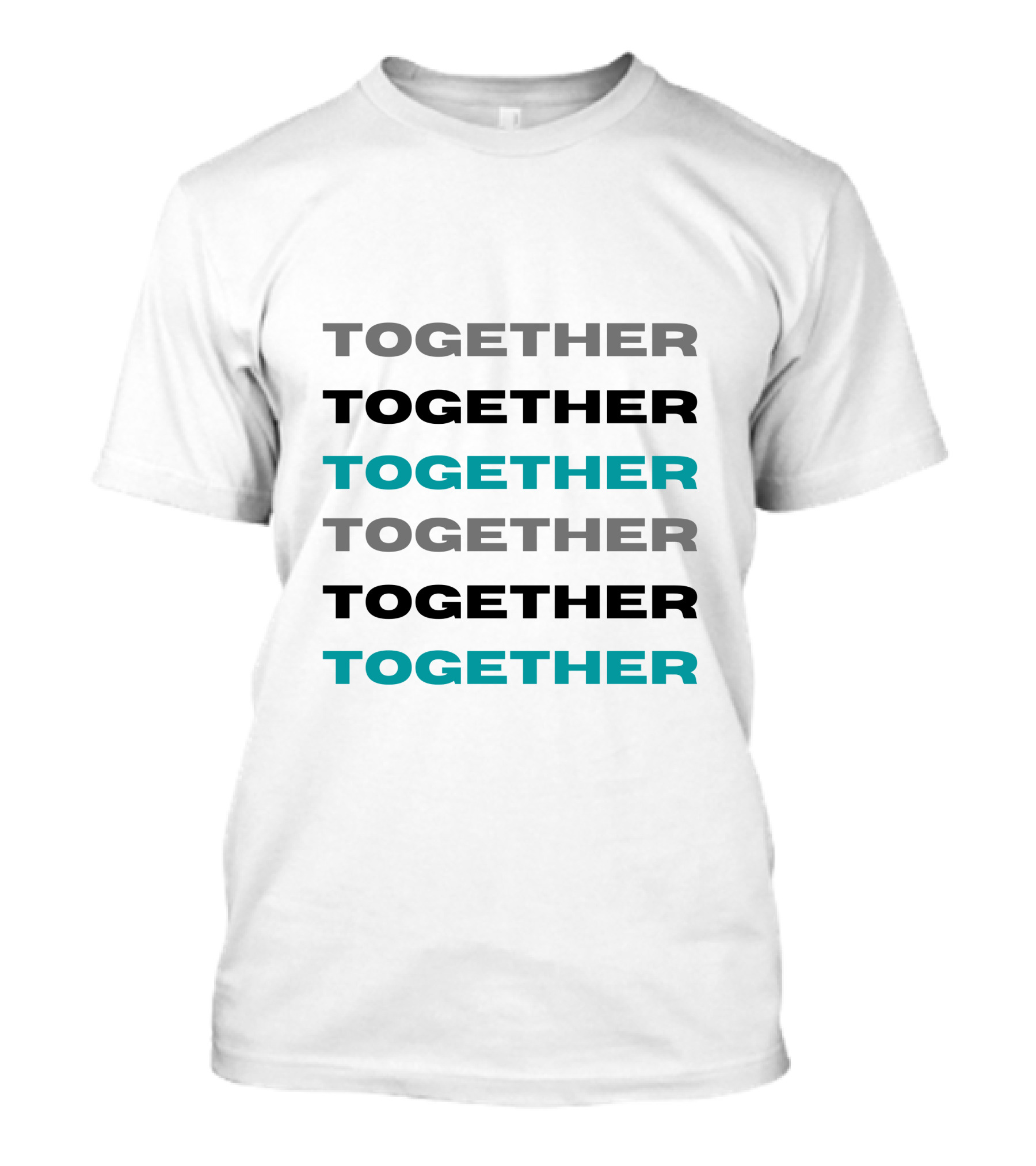 TOGETHER Repeated T-Shirt
