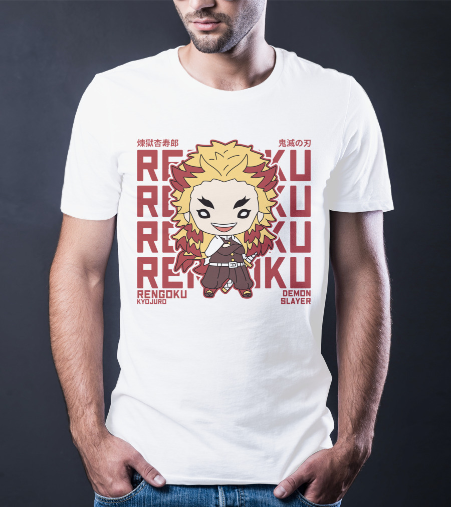 Rengoku Kyojuro Kimetsu No Yaiba Demon Slayer T-Shirt