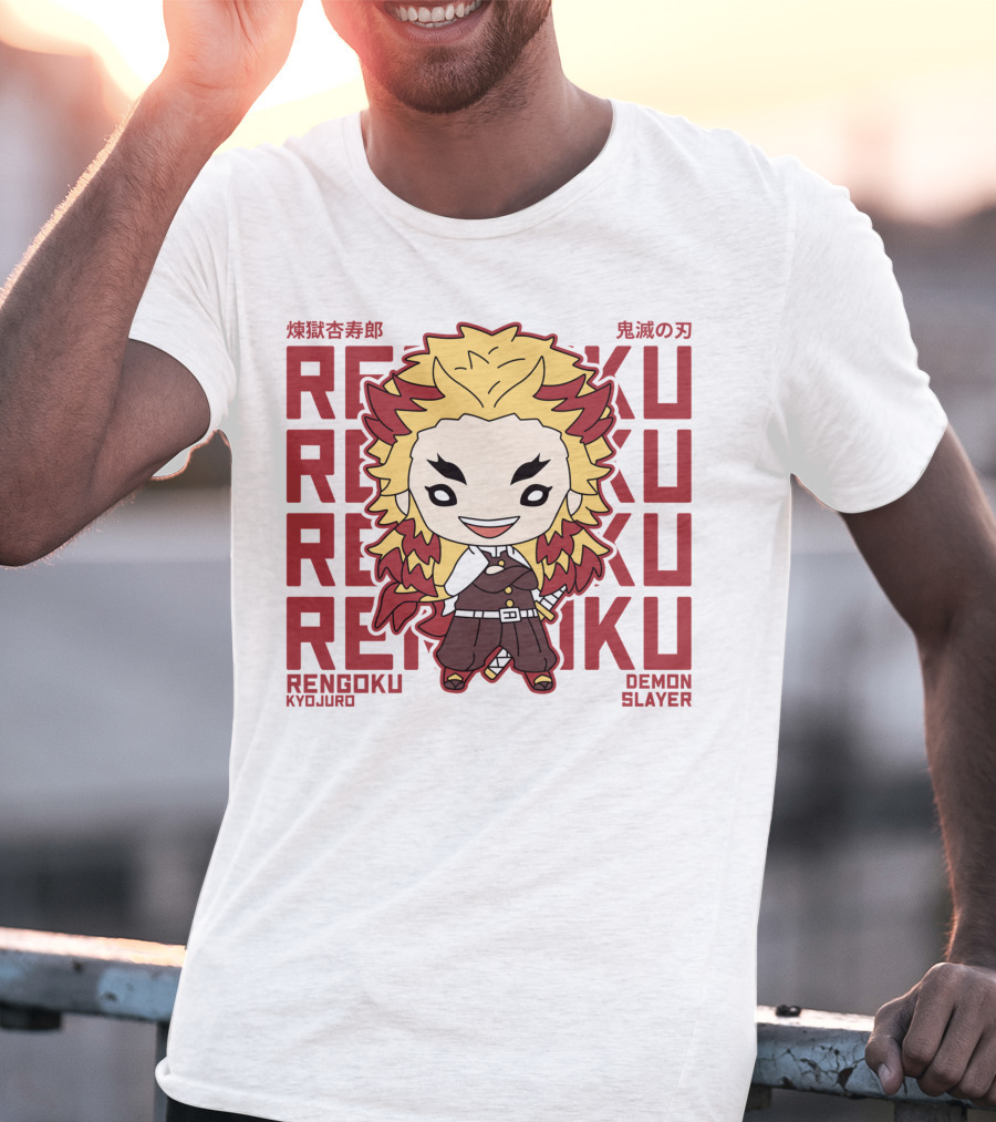 Rengoku Kyojuro Kimetsu No Yaiba Demon Slayer T-Shirt