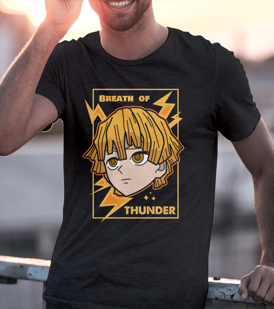 Breath Of Thunder Zenitsu Kimetsu No Yaiba Demon Slayer T-Shirt