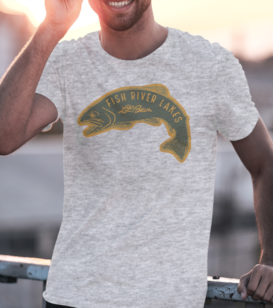 Fish River Lakes L.L.Bean Vintage Trout T-Shirt