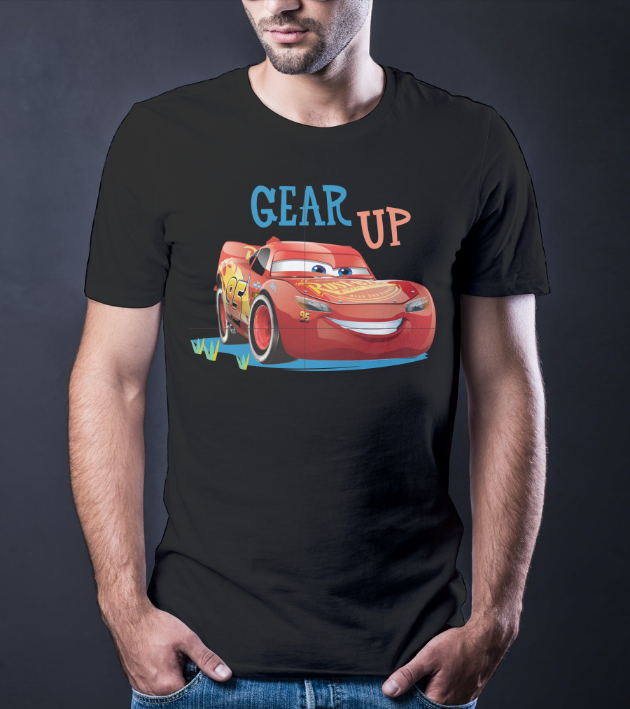 GEAR UP Car 95 Lightning McQueen T-Shirt