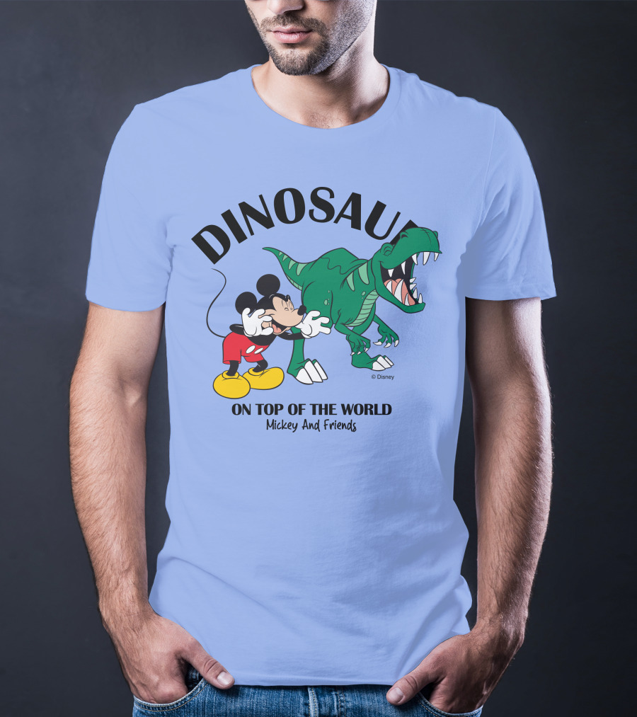 DINOSAUR On Top Of The World Mickey And Friends T-Shirt