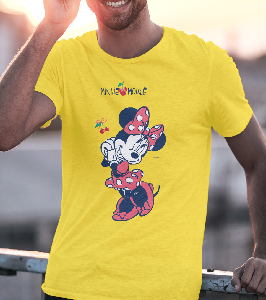 Minnie Mouse Disney Red Polka Dot Dress And Bow T-Shirt