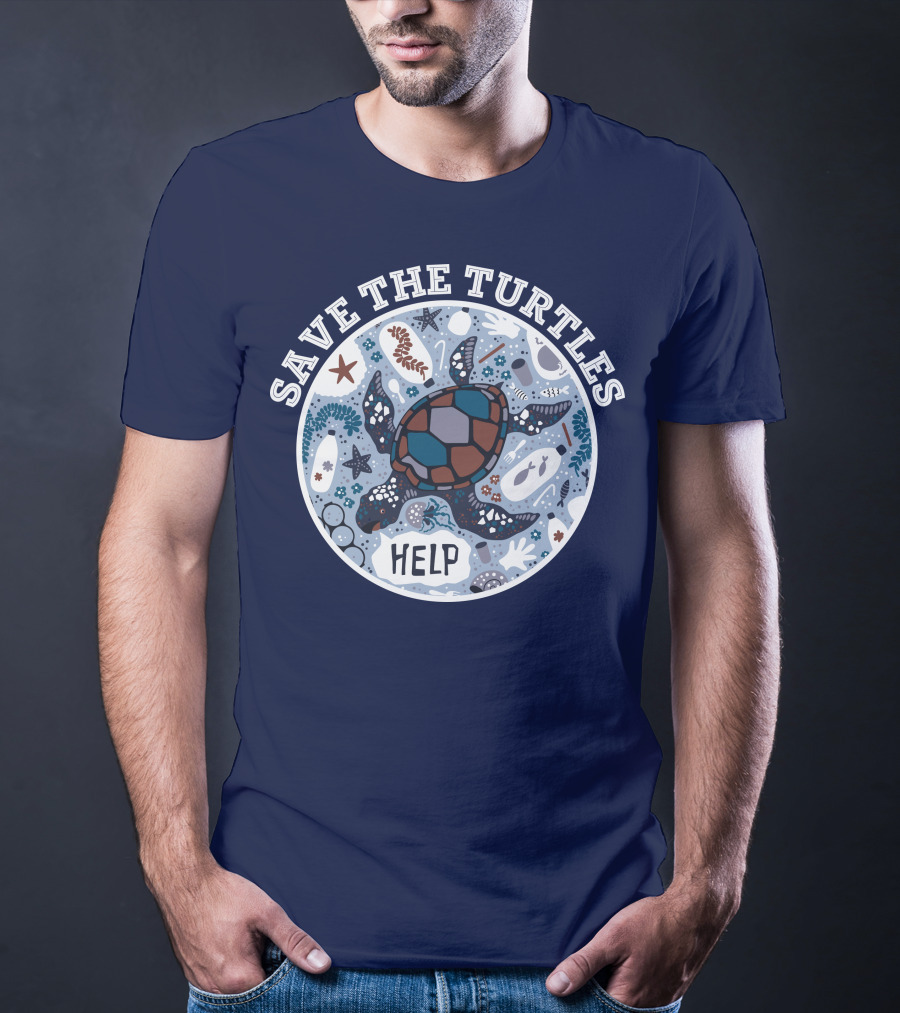 Save The Turtles Help Ocean Animal Rescue Campaign T-Shirt
