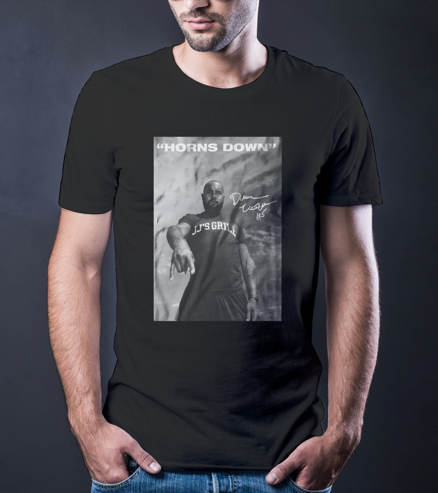 Horns Down Jj's Grill Darren Mcfadden Signed Storenvy T-Shirt