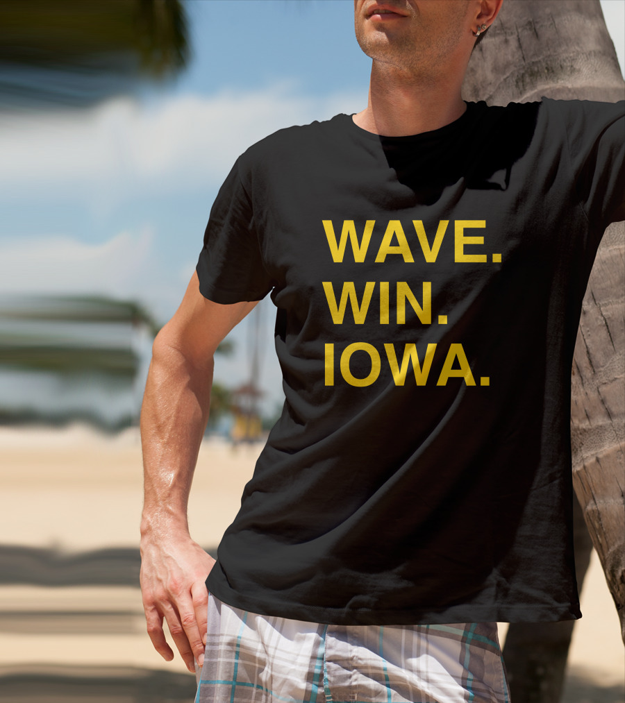 Wave Win Iowa Cody Hills UI Childrens Hawkeyes Obvious Merch T-Shirt