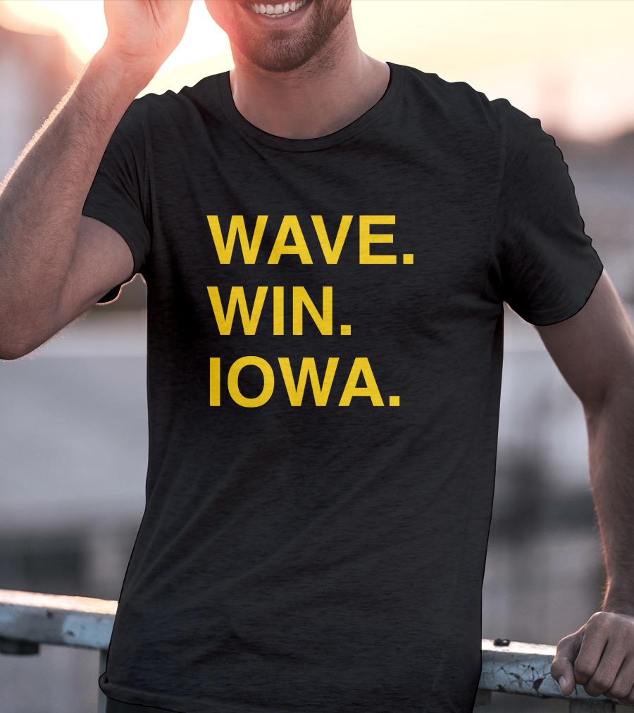 Wave Win Iowa Cody Hills UI Childrens Hawkeyes Obvious Merch T-Shirt