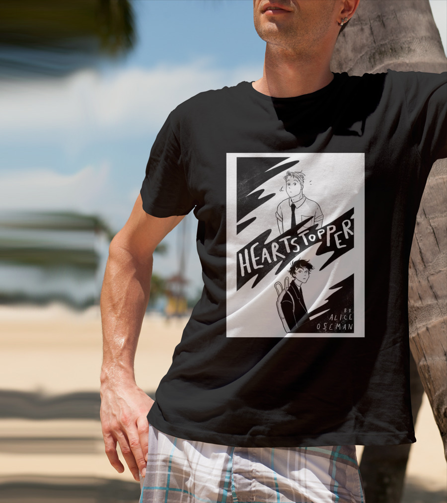 Heartstopper By Alice Oseman Solitaire Co UK Frances Janvi3r Graphic Novel Cover T-Shirt