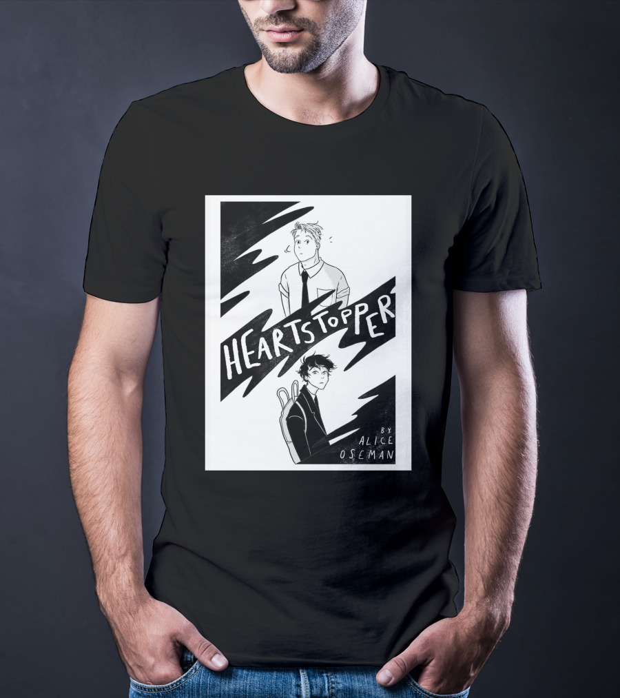 Heartstopper By Alice Oseman Solitaire Co UK Frances Janvi3r Graphic Novel Cover T-Shirt