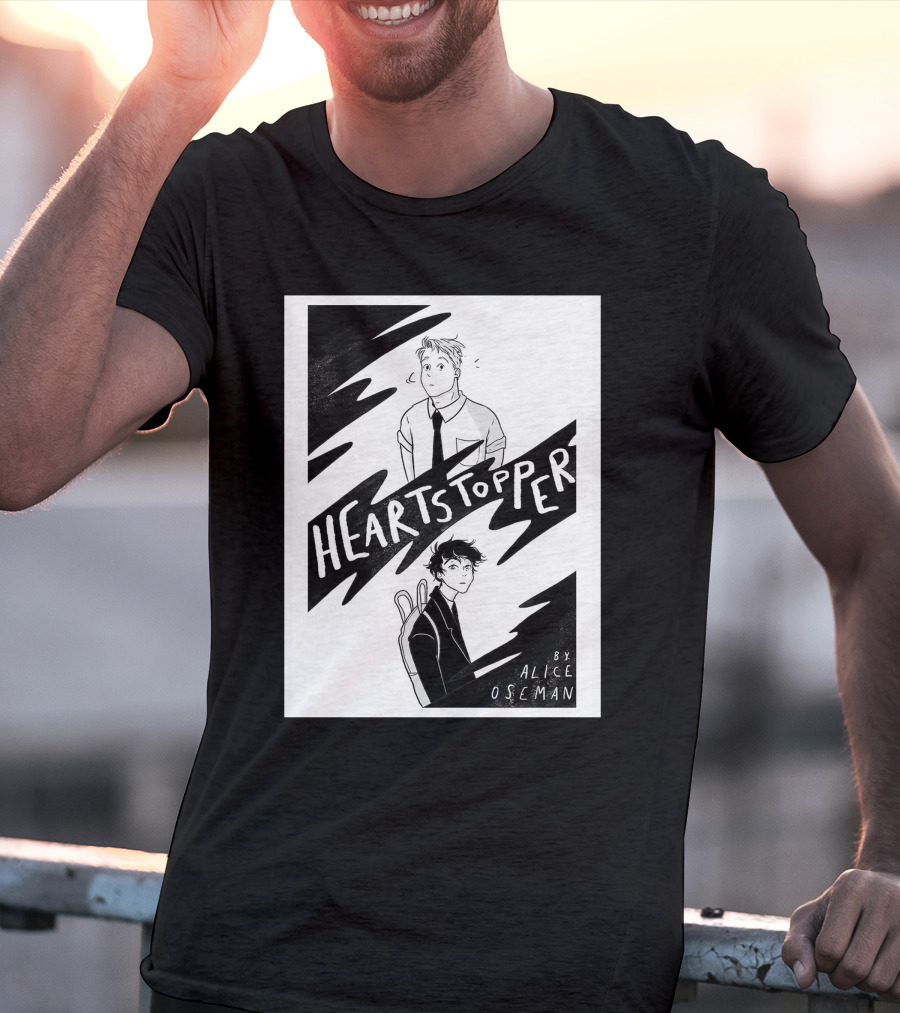 Heartstopper By Alice Oseman Solitaire Co UK Frances Janvi3r Graphic Novel Cover T-Shirt