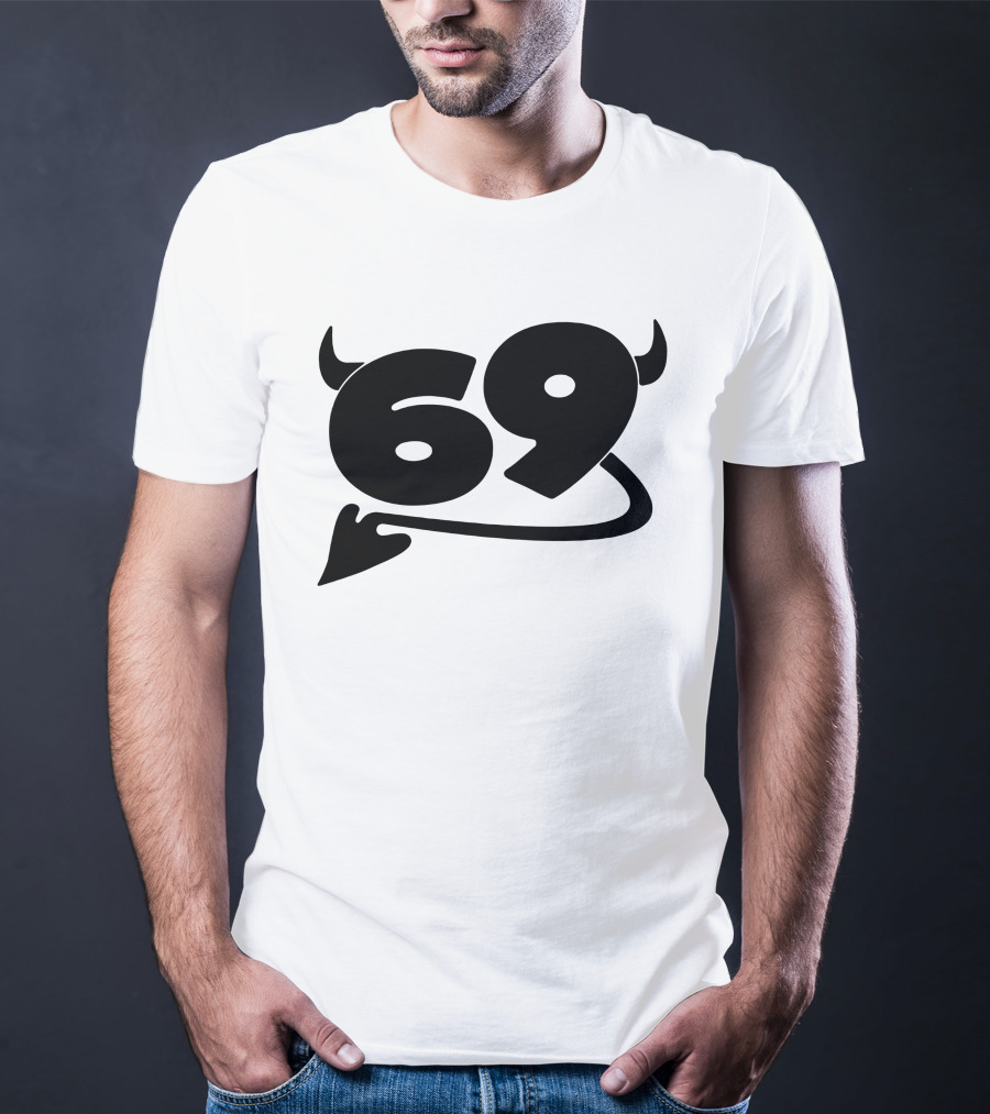 King Princess Merch 69 Devil Graphic White T-Shirt