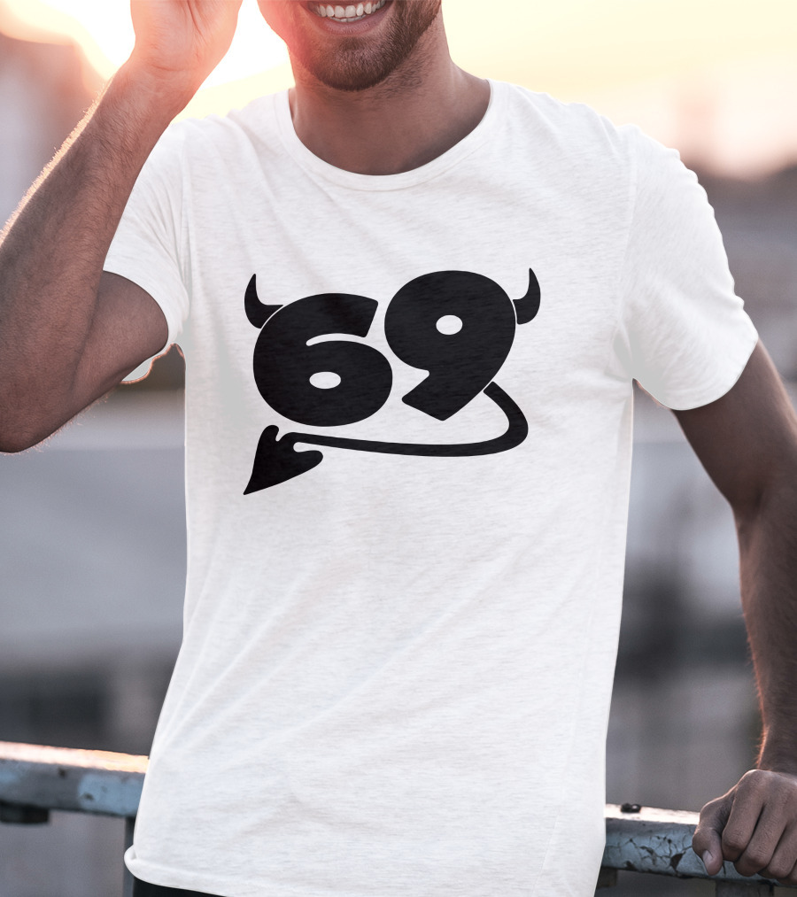 King Princess Merch 69 Devil Graphic White T-Shirt