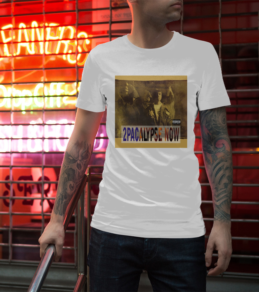 2Pacalypse Now Album Cover Homage Book Of Shady Image T-Shirt