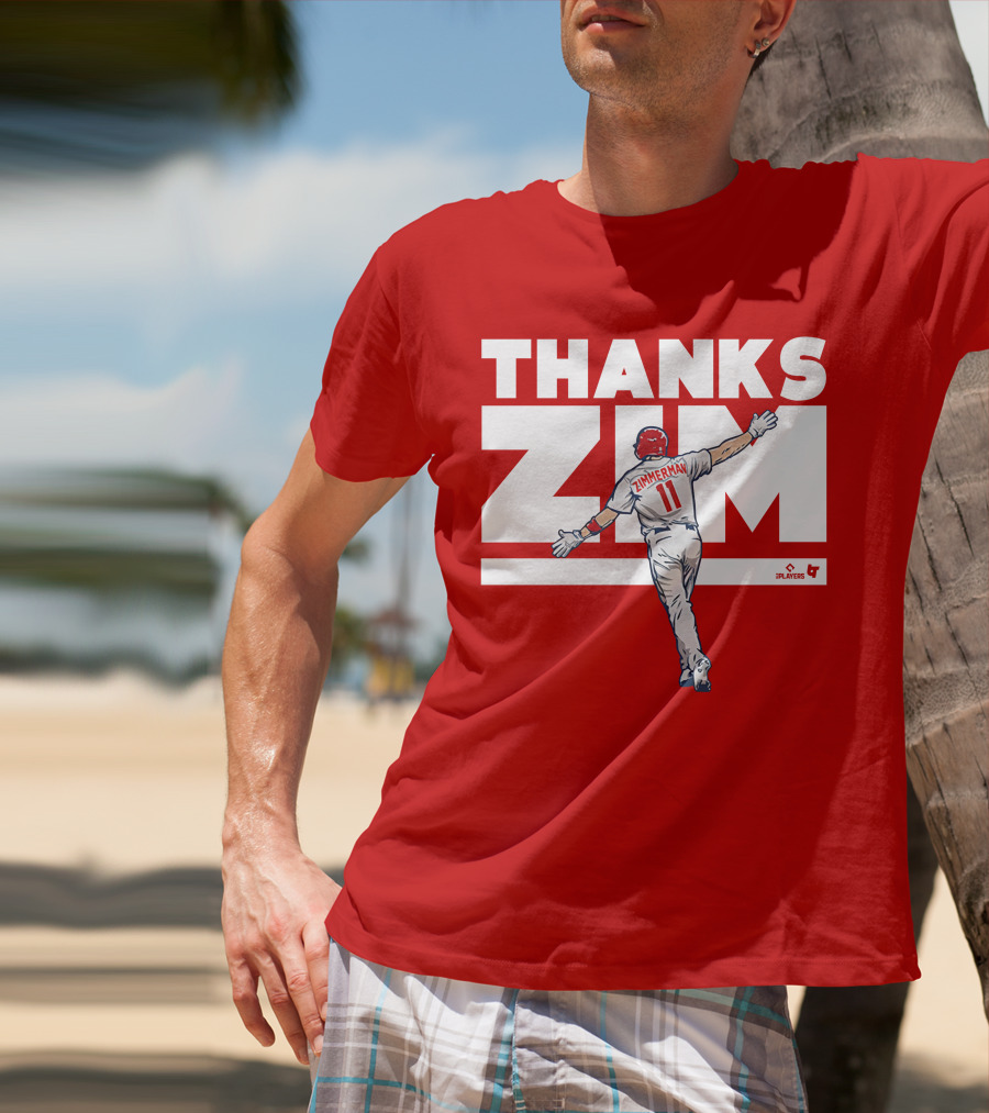 Ryan Zimmerman Thanks Zim Washington Nationals Fans Players Association T-Shirt