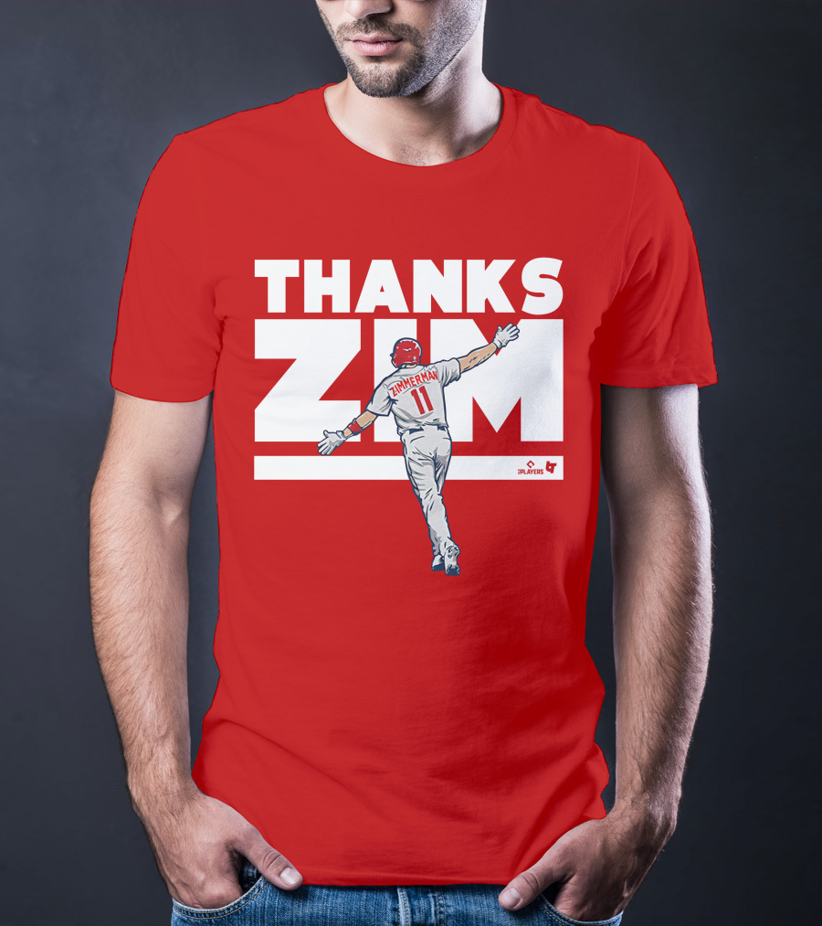 Ryan Zimmerman Thanks Zim Washington Nationals Fans Players Association T-Shirt