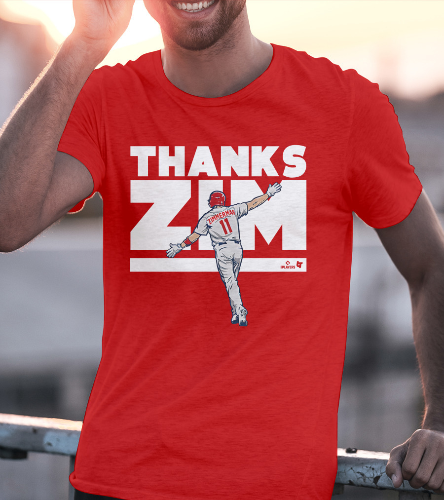 Ryan Zimmerman Thanks Zim Washington Nationals Fans Players Association T-Shirt
