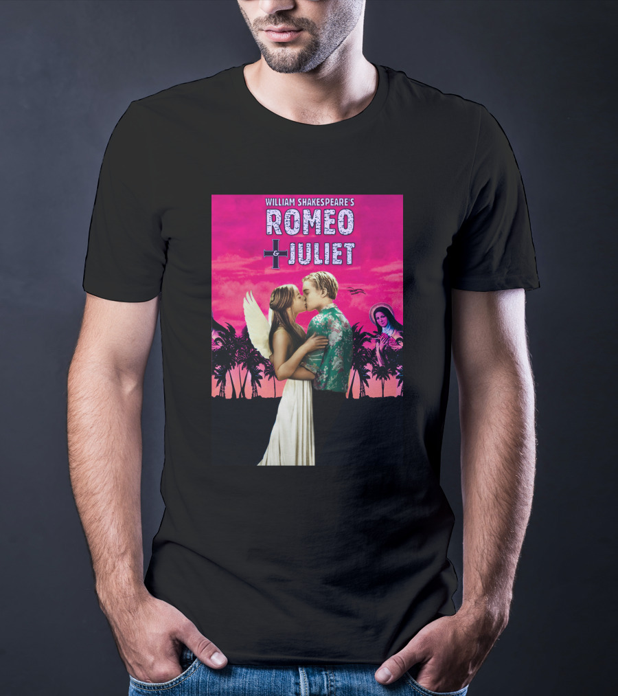 William Shakespeare's Romeo Juliet Ely Kreimendahl Tropical Angel Romance T-Shirt