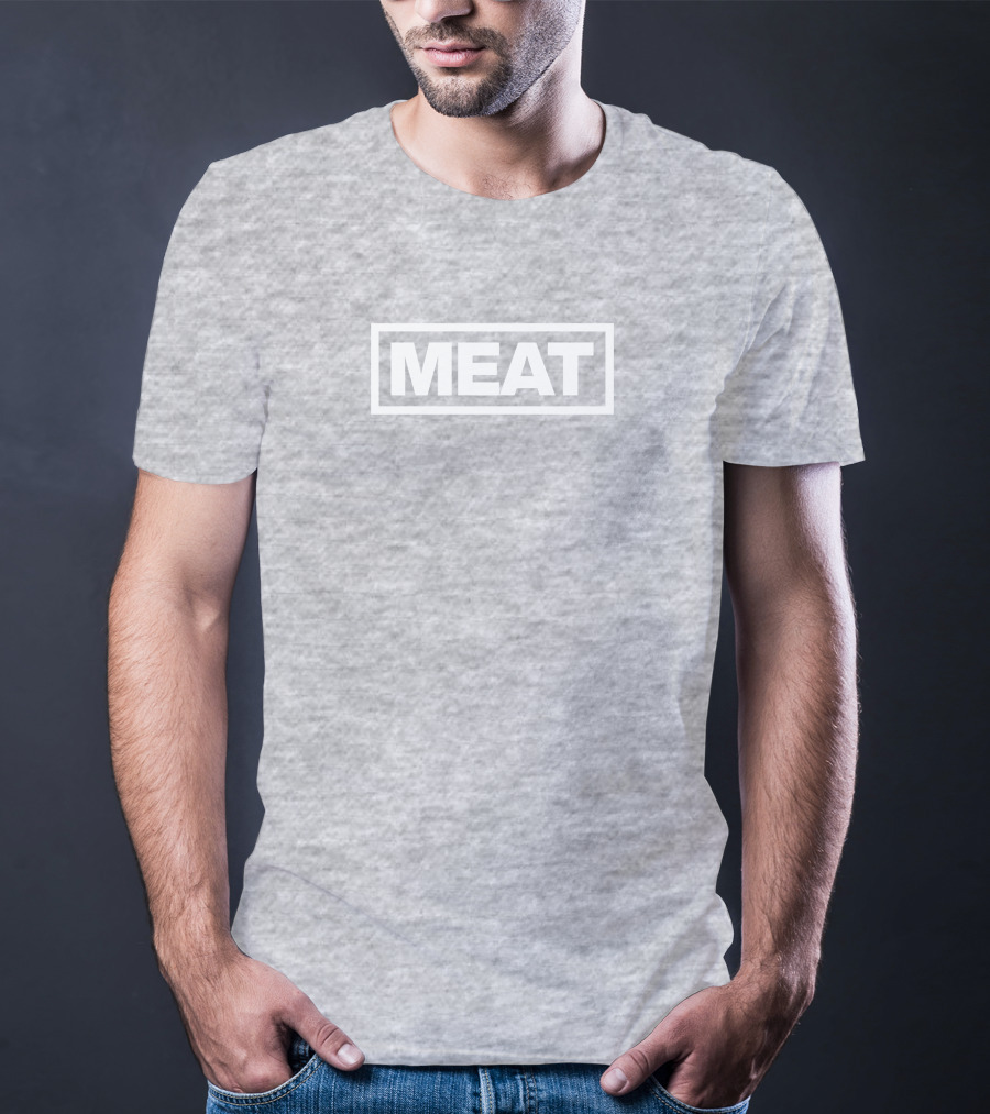 MEAT Pawan Lapborisuth Minimalist Typography T-Shirt